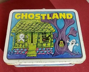 lot 71 image: Vintage Ghostland Metal Lunchbox