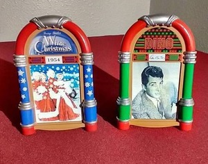 lot 78 image: (2) Musical Christmas Tree Ornaments