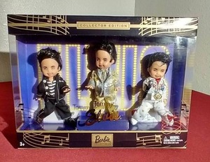 lot 87 image: Barbie Tommy Elvis Presley Doll Set