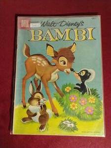 lot 101 image: Vintage Dell Disney Bambi Comic