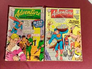 lot 103 image: (2) Silver Age Adventure Comics (Superboy)