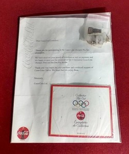 lot 112 image: 1996 Olympic Coca-Cola Pin Set