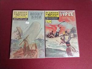 lot 113 image: (2) Classics Illustrated Comics - Herman Melville