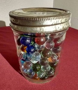 lot 126 image: Jar of Marbles