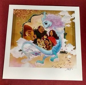 lot 132 image: Disney Raya and the Last Dragon Concept Art Signed By Artist