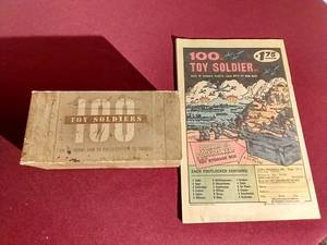 lot 147 image: Vintage Toy Soldier Collection With Original Comic Ad
