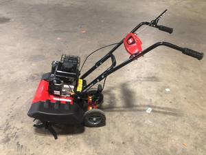 lot 7 image: Toro 21 in. Max Tilling Width 99 cc 2-in-1 Tiller Cultivator with 4-Cycle Engine open box customer returns see pictures