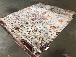lot 9 image: Home Decorators Talya IvoryRed 8 ft. x 10 ft. Medallion Area Rug review pictures