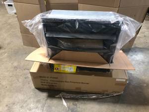 lot 14 image: Pleasant Hearth 32,000 BTU 46 in. Full Size Ventless Propane Gas Fireplace in Heritage