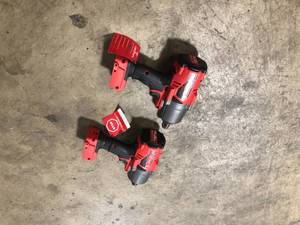 lot 15 image: Milwaukee M18 FUEL ONE-KEY 18V Lithium-Ion Brushless Cordless 34 in. Impact Wrench with Friction Ring (Tool-Only)- 2 pack, Review all pictures