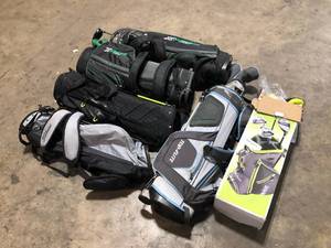 lot 25 image: Mix Lot of Golf Items, Open Box, Review all pictures