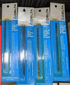 Delta 12 Pack Scroll Saw Blades - 7 Packs of 12