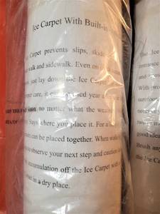No Slip IceSnow Carpet