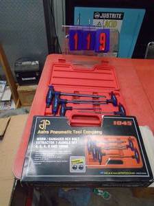 lot 119 image: New Astro Pneumatic worn or damaged hex key set. As shown.