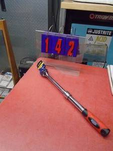 lot 142 image: New 12 Gearhead extendable ratchet. 18 long. As shown.