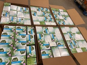 Lot of 6 cases full of New Free & Clear Pantyliners 50bx review pictures