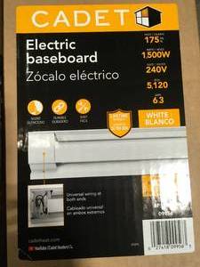 LOt of 3 Cadet Electric Baseboards review pictures