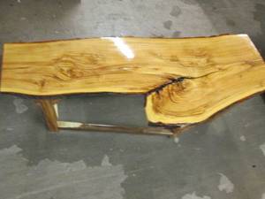 handmade  honey locust wood bench 6...