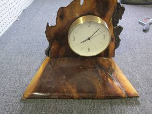 handmade black walnut clock mantel ...