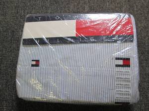 tommy hilfiger twin sheet set...