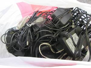 bag of ac adapters...