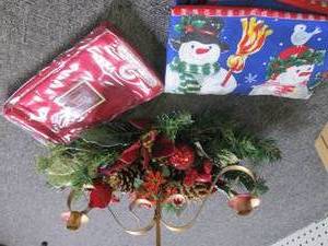 christmas table cloth, red cloth na...