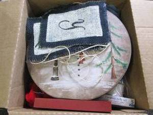 box of misc christmas...