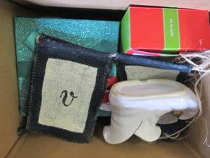 box of misc christmas...
