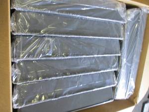 box of drawer organizers...