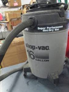 heavy duty 16 gallon shop vac...