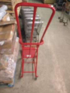 red cart missing 2 wheels and needs...
