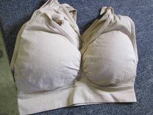 3 new womens sleep bras size small...