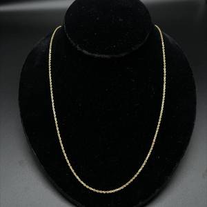 Classic Diamond-Cut Twisted Rope Chain Necklace in 14k Yellow Gold Long Length 24 $1250 Retail