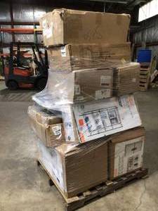 Lot of assorted Cabinets and shelves various models and conditions customer returns see pictures