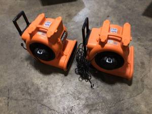 Lot of 2 Ridgid Air Moversused customer returns see pictures