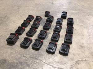 Lot of assorted Milwaukee Batteries used customer returns various models and conditions