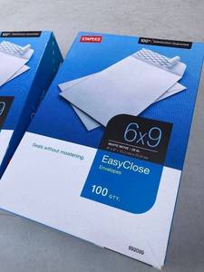 EasyClose White Envelopes