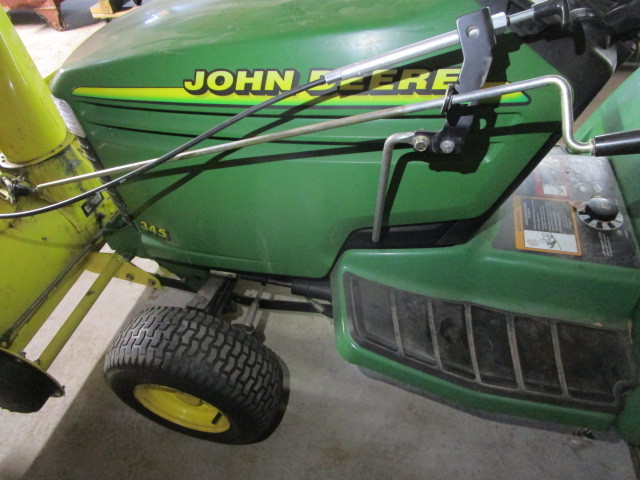 John Deere 345 Garden Tractor Snowblower Deck EAST BETHEL