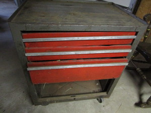 lot 41 image: Tool Cabinet & Tools