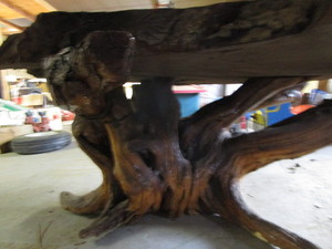 lot 53 image: Grapevine Base & Slab Table