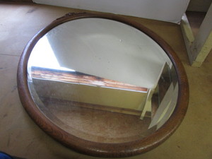 lot 55 image: Antique Mirror
