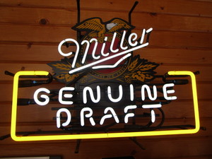 lot 108 image: Miller Neon Light