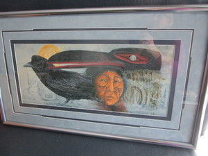 Raven Spirit Framed Print