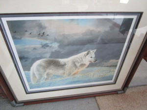 White Wolf Print