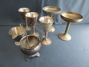 Silver Plate Stemware - Spain