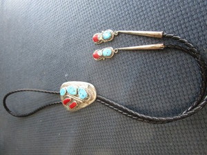 Bolo Tie Effie C Zuni Snake Effigy