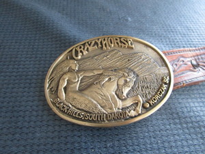 Crazy Horse Belt Buckle