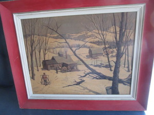Maple Syruping Print