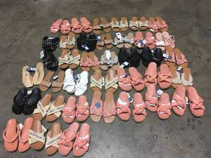 Lot of assorted Sandals not used various sizes and models review pictures