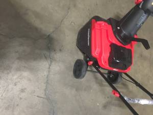 Powersmart Electric Snow Thrower, 15AMP Corded Snow Blower review pictures in working condition customer returns